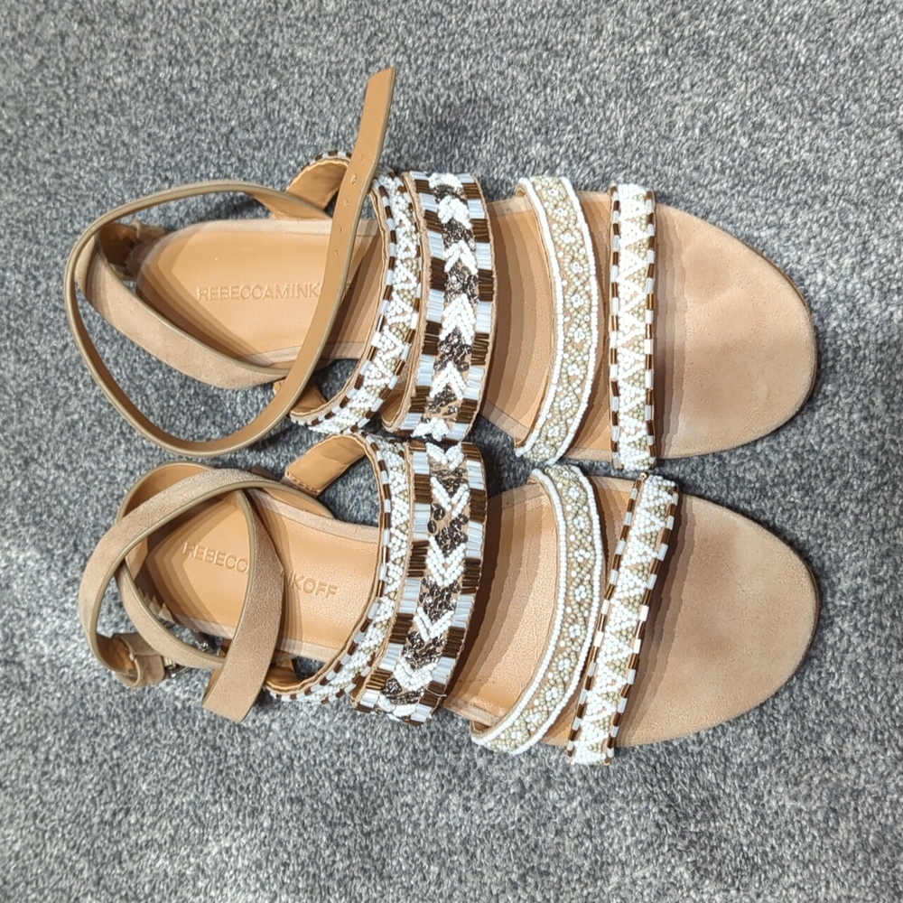 Rebecca Minkoff Beaded Sandal Size 7.5